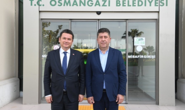 Başkan Aydın'a Milletvekili Tüzün'den ziyaret