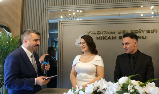 Başkan Yılmaz nikah kıydı