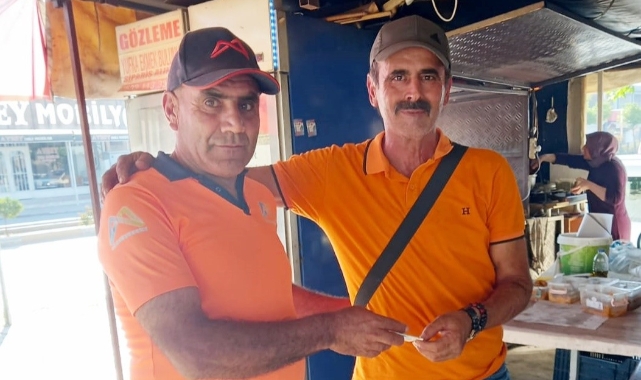 Belediye işçisinden örnek davranış!