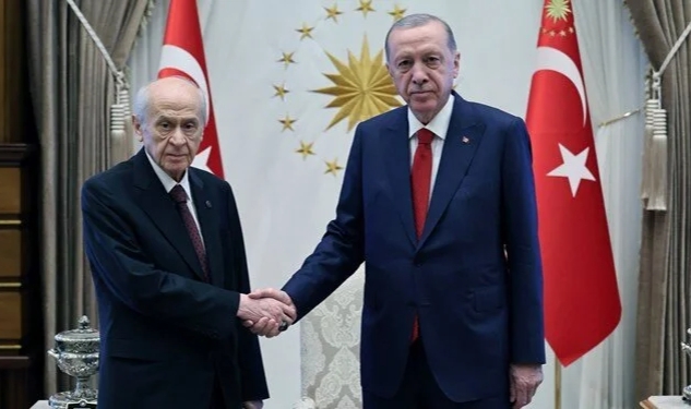 Beştepe'de Erdoğan-Bahçeli görüşmesi sona erdi!