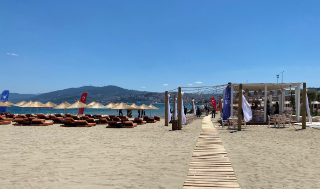 Burfaş Mudanya Plajı yenilenen yüzüyle açılıyor