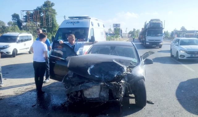 Bursa-Balıkesir Karayolu'nda kaza!