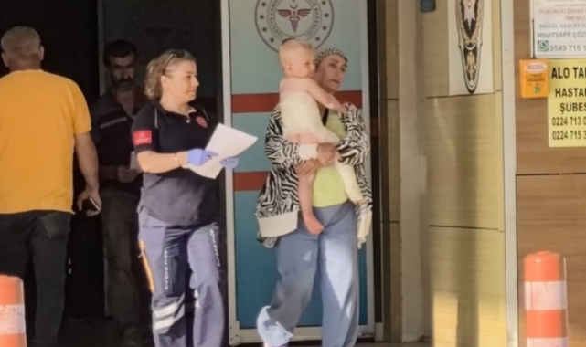 Bursa'da çaydanlıktaki kaynar su küçük bebeğin üzerine devrildi