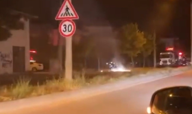 Bursa'da havai fişek gibi patladı! Mahalle karanlığa gömüldü