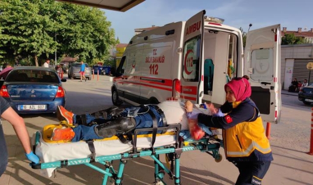 Bursa'da motosiklet yayaya çarptı