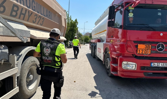 Bursa'da tehlike saçan sürücüler teker teker yakalandı