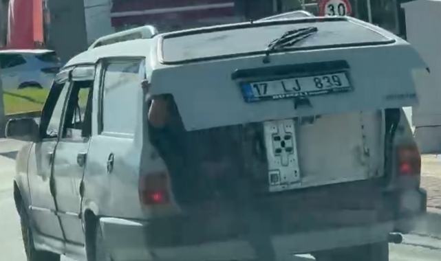 Bursa'da tehlikeli yolculuk