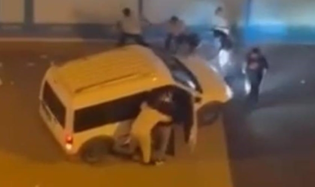 Bursa'da tekme ve yumruklar havada uçuştu