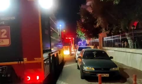 Camide korkutan yangın