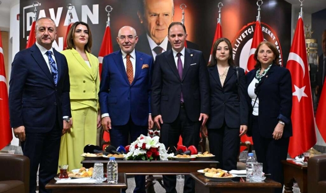 CHP heyetinden MHP’ye bayram ziyareti