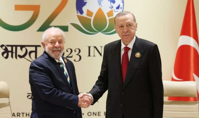 Cumhurbaşkanı Erdoğan, Brezilya Devlet Başkanı ile görüştü