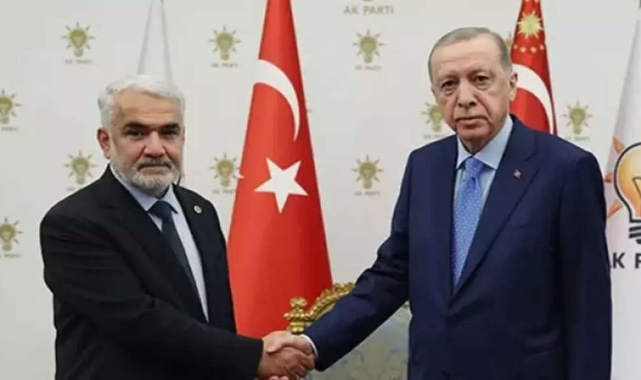 Cumhurbaşkanı Erdoğan, HÜDA-PAR Genel Başkanı’nı kabul etti