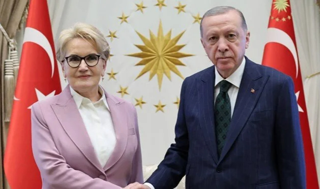 Cumhurbaşkanı Erdoğan ile Meral Akşener'in görüşmesi başladı