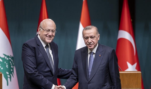 Cumhurbaşkanı Erdoğan, Lübnan Başbakanı Mikati ile görüştü