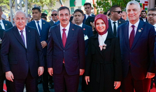 Cumhurbaşkanı Yardımcısı Yılmaz, 55. Uluslararası Cezayir Fuarı'nın açılışına katıldı