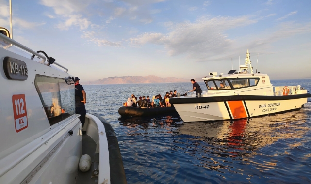 Datça açıklarında 31 düzensiz göçmen kurtarıldı