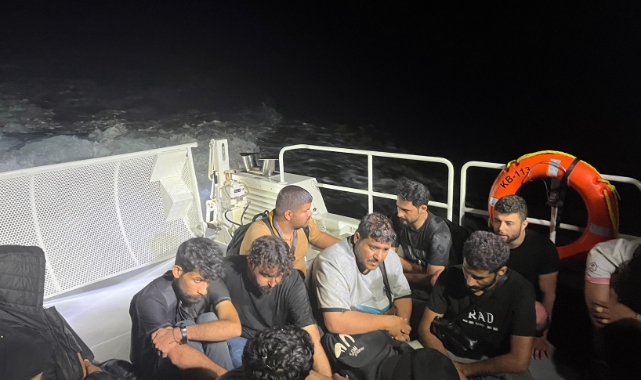 Datça’da 13 düzensiz göçmen yakalandı