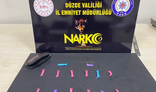 Düzce’de yakalanan uyuşturucu satıcısı tutuklandı