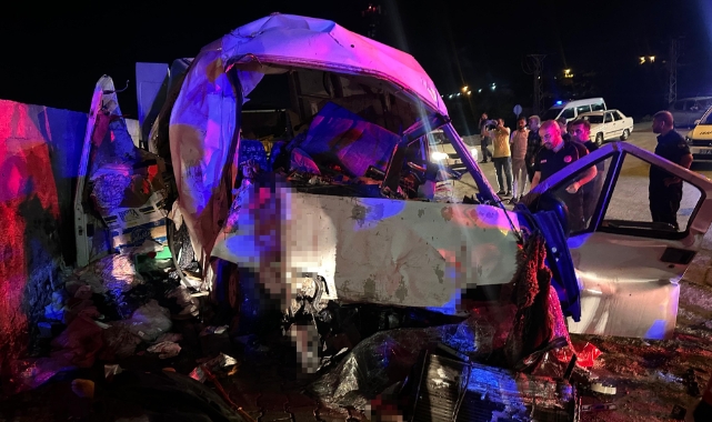 Elazığ’da feci kaza: 1 ölü, 7 yaralı