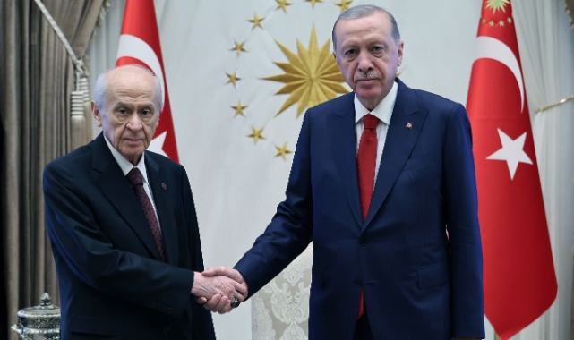 Erdoğan-Bahçeli görüşmesi başladı