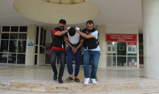 Genç kadını öldüren komşusu çıktı