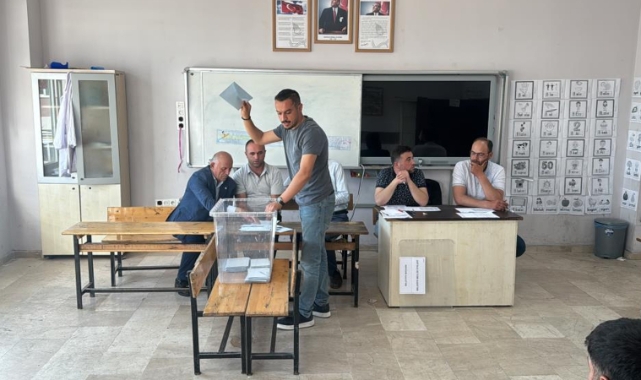 Güneykaya beldesi başkanını seçti