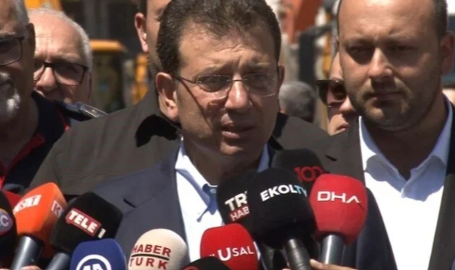 İmamoğlu'ndan çöken bina hakkında açıklama