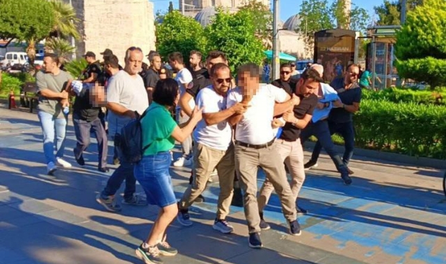 İzinsiz ‘kayyum’ açıklamasında arbede