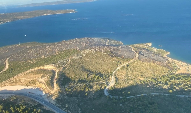 İzmir'deki orman yangını kontrol altına alındı