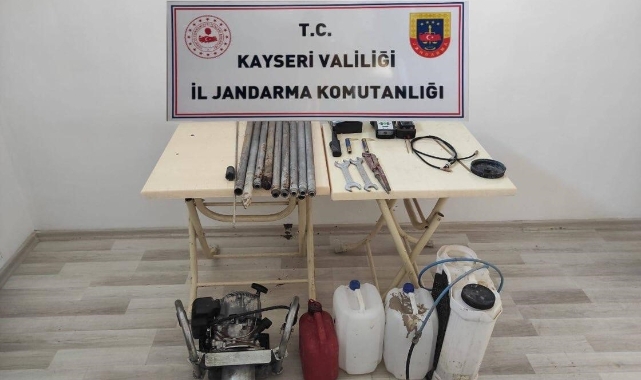 Kaçak kazıya suçüstü: 6 gözaltı!