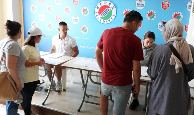 Kepez'in sportif yaz tatiline yoğun ilgi
