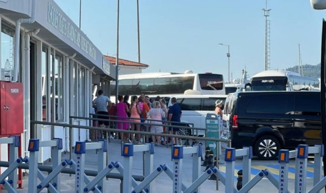 Marmaris Limanı'nda bugün de yoğunluk devam etti
