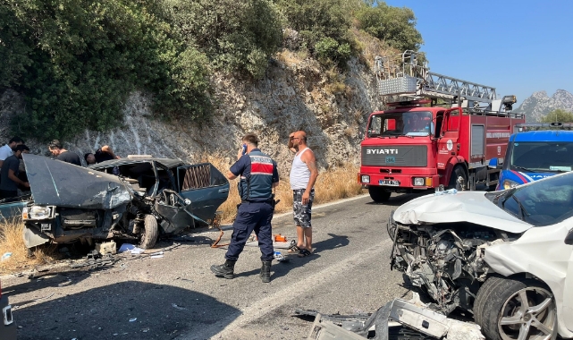 Milas'ta trafik kazası: 1 ölü, 5 yaralı
