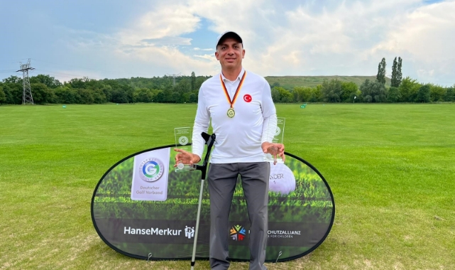 Milli golfçü Mehmet Kazan, Almanya’da şampiyon oldu