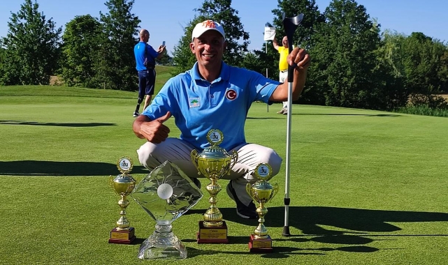 Milli golfçü Mehmet Kazan Çekya’da şampiyon oldu!