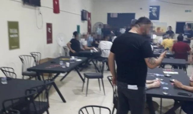 Mobilya atölyesine kumar baskını