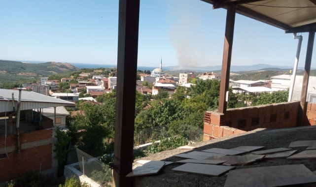 Mudanya'da ve Gemlik'te korkutan yangınlar