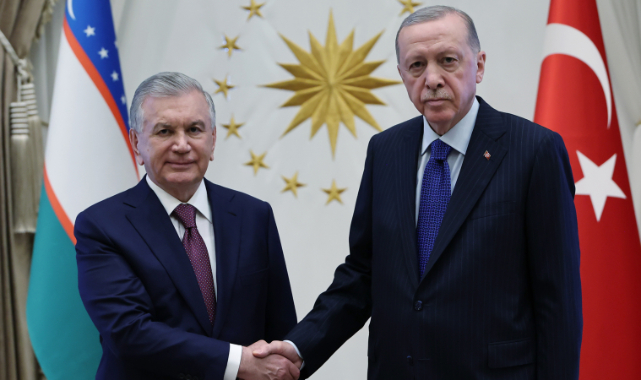 Özbekistan Cumhurbaşkanı Mirziyoyev Ankara'da!