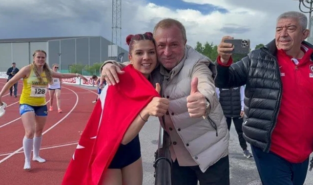 Özel sporcu Esra Bayrak'tan tarihi başarı