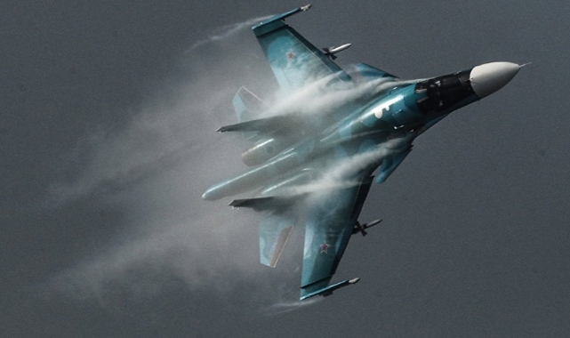 Rusya’da Su-34 tipi savaş uçağı düştü!