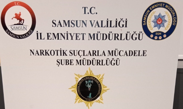 Samsun'da uyuşturucu operasyonu!