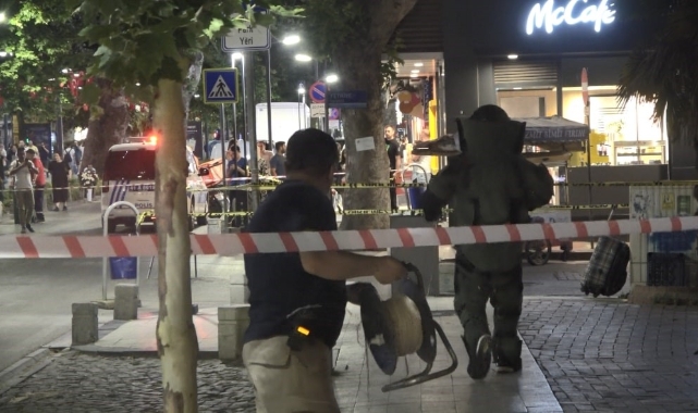 Şehir merkezinde şüpheli valiz