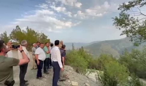 Sinop'taki orman yangını devam ediyor