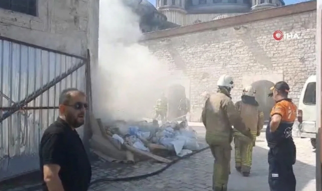 Taksim Meydanı’nda yangın paniği
