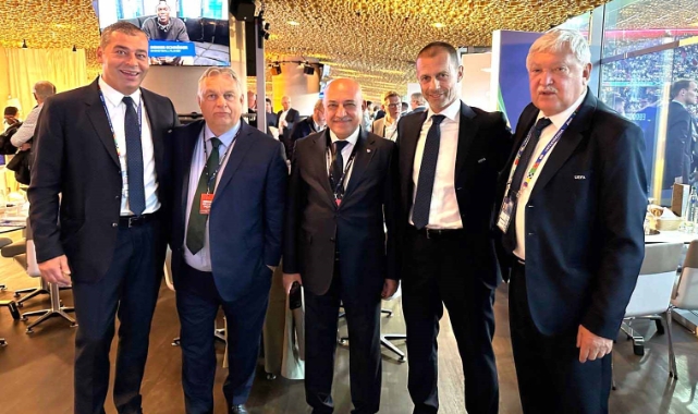TFF Başkanı Büyükekşi, FIFA ve UEFA Başkanları ile buluştu