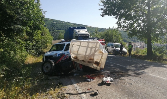 Tokat’ta traktör devrildi: 1 yaralı!