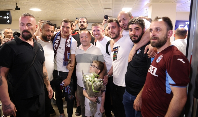 Trabzonspor'un yeni transferleri Trabzon'da
