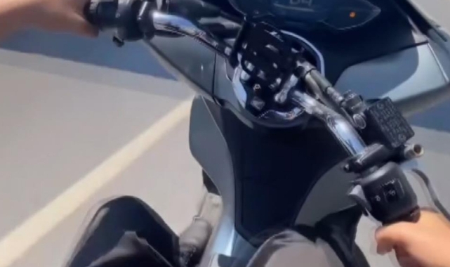 Trafiği tehlikeye atan motosiklet sürücüsüne ceza