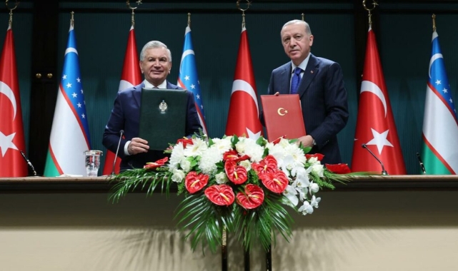 Türkiye ve Özbekistan arasında 18 anlaşma