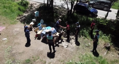 Uludağ'daki piknikçilere jandarmadan yakın takip